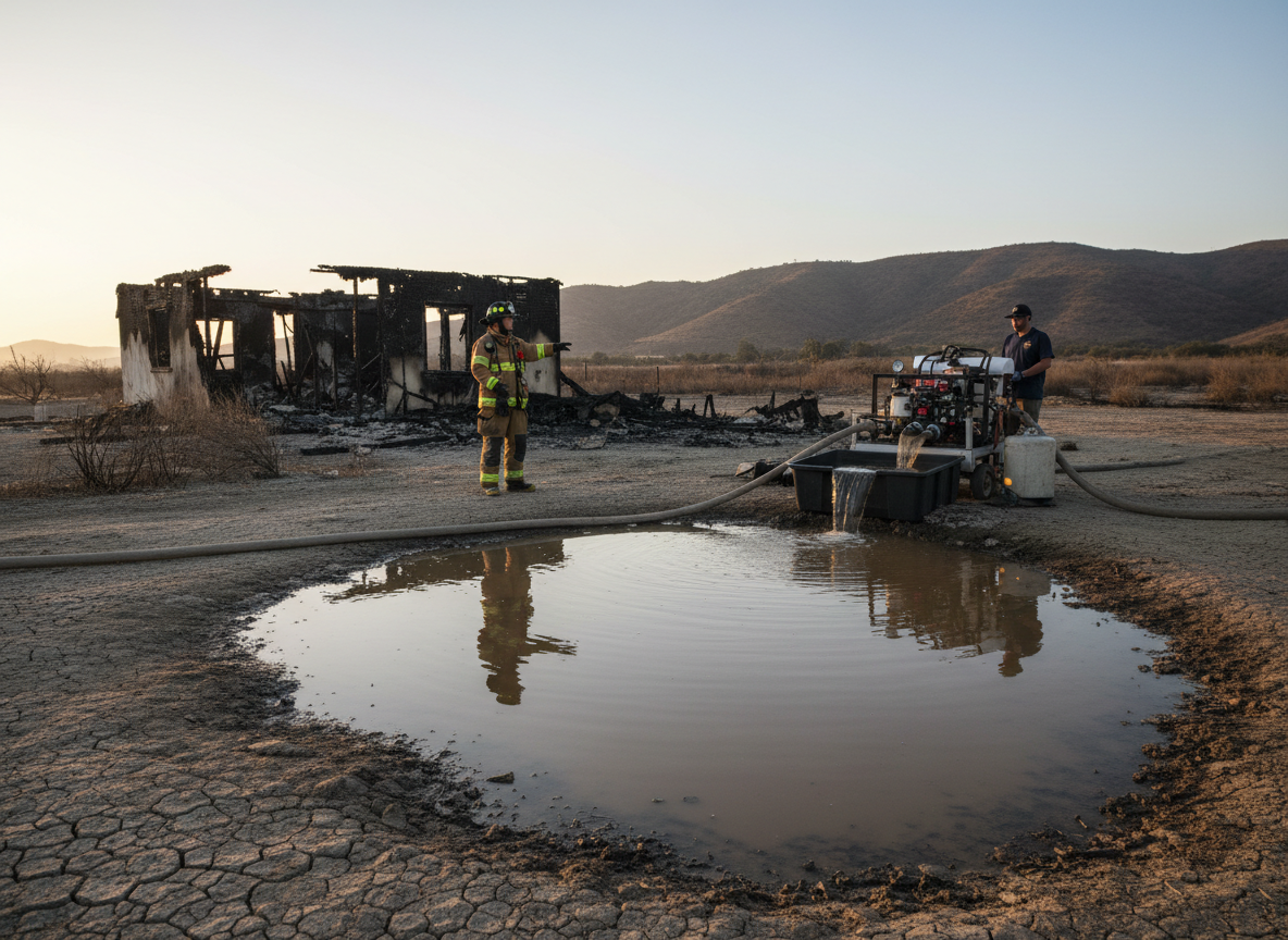 Addressing Water Used in Firefighting in Guasti's Dry Climate