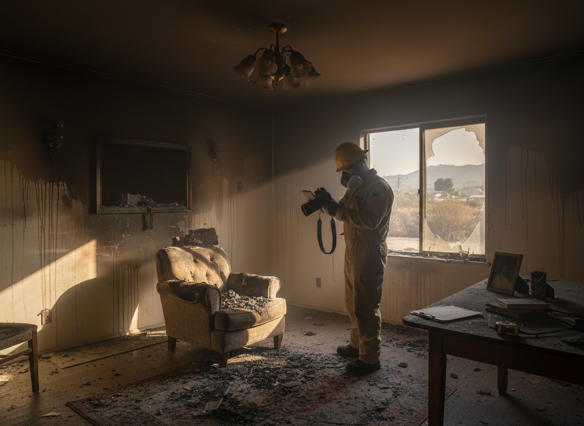 How to Document Smoke Damage for Insurance Claims in San Bernardino County