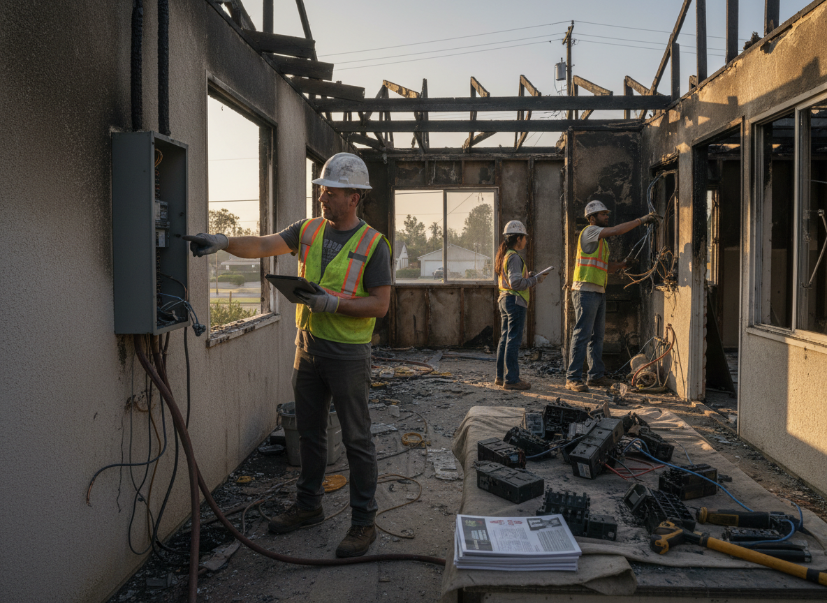 Local Considerations for Replacing Electrical Systems After Fire Damage