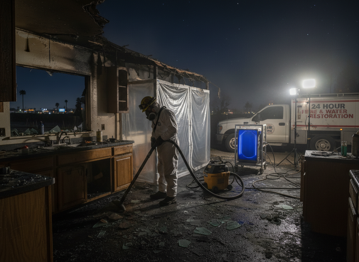 Fire Damage Restoration in Rialto