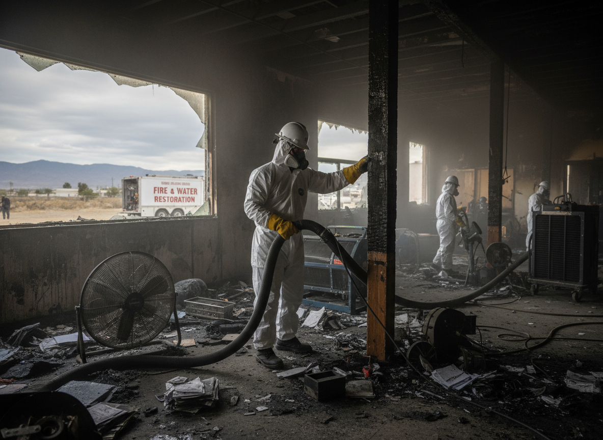 Commercial Fire Restoration in Guasti, CA