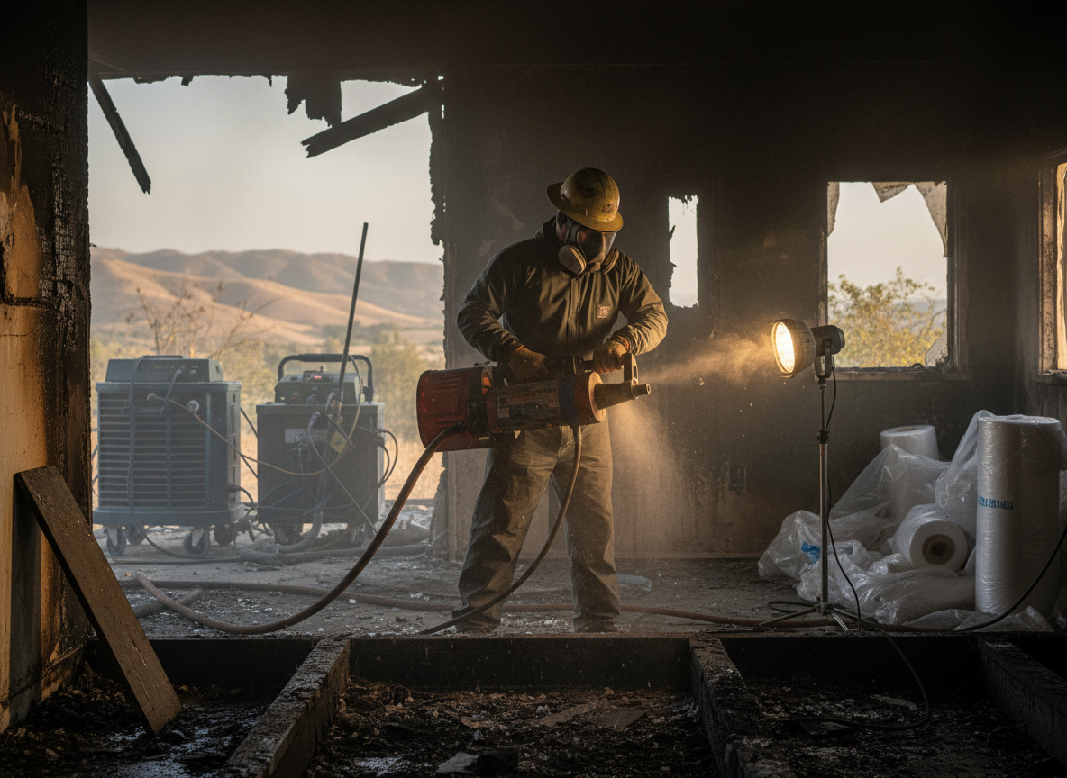 Emergency Fire Damage Restoration in Guasti, CA
