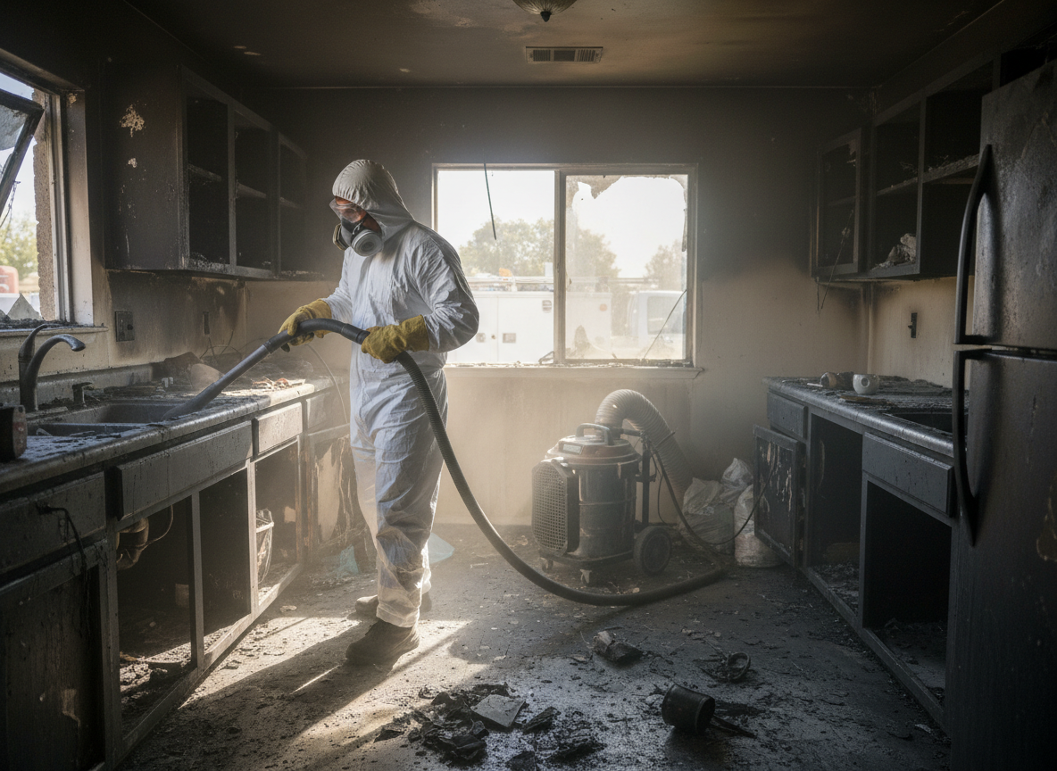Fire Damage Restoration in Fontana