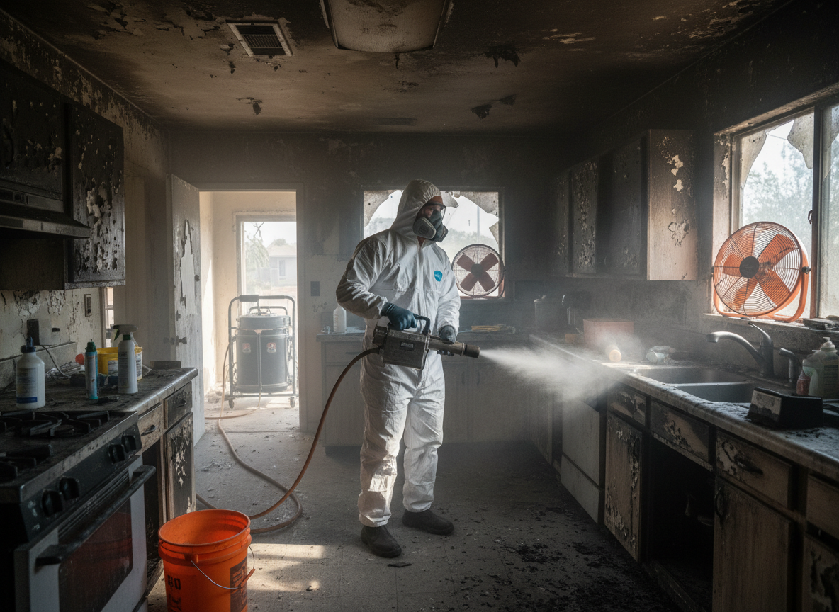 Odor Removal After Fire in Guasti, CA
