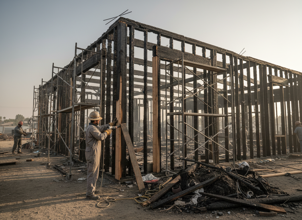 Fire Damage Restoration Guasti in Montclair, CA 91763