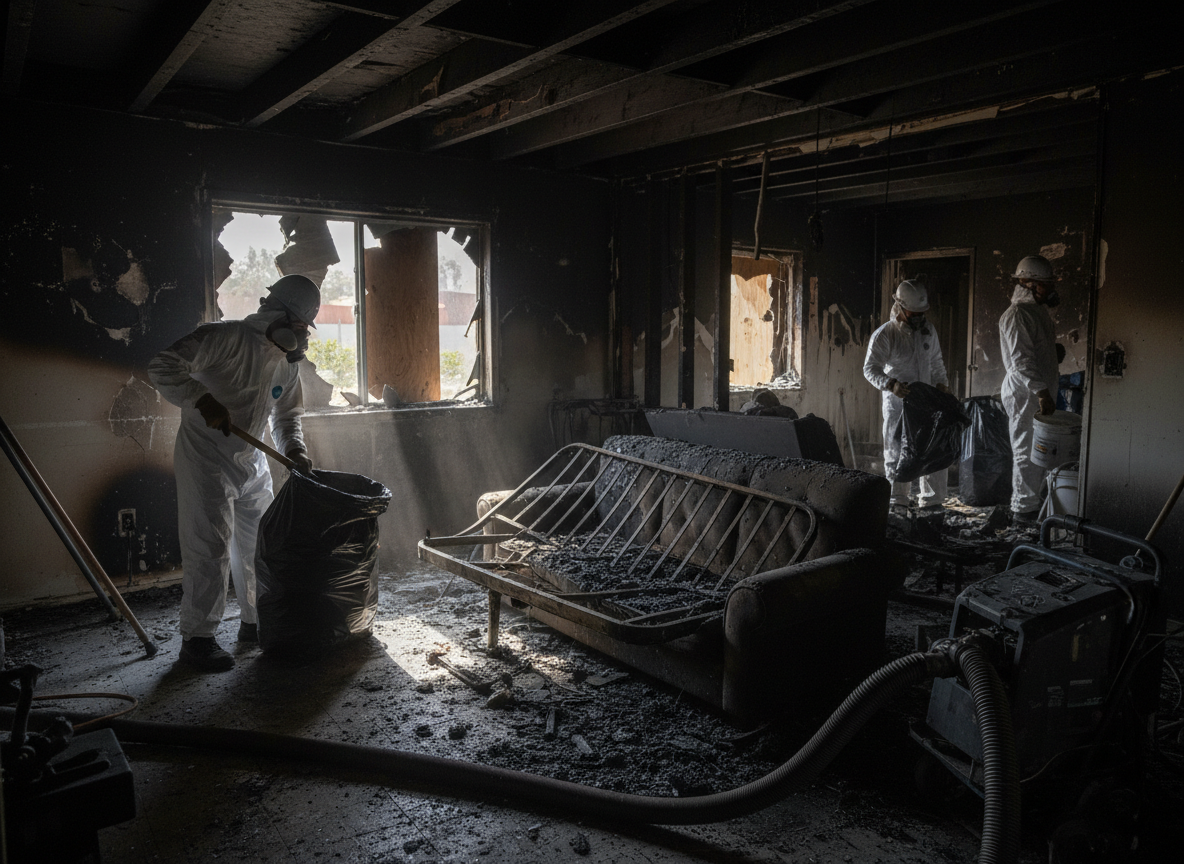 Fire Damage Restoration in Montclair